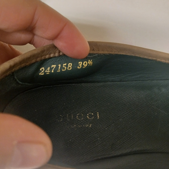 Gucci Tan Leather Loafers - Picture 4 of 6